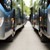 Frontansicht von zwei Bussen Frontansicht von zwei Bussen