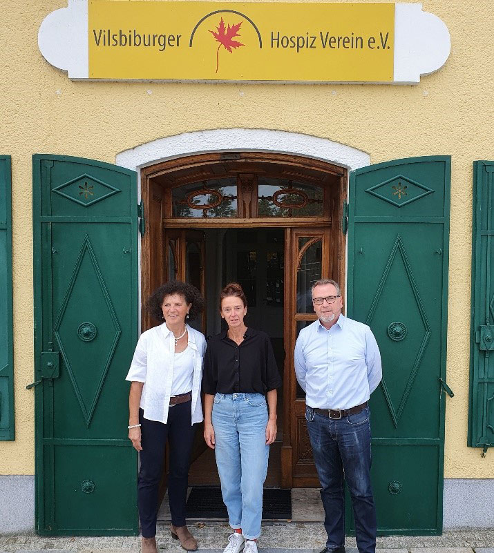Hospizverein Vilsbiburg und Pflegestützpunkt der Region Landshut treffen sich zum Austausch