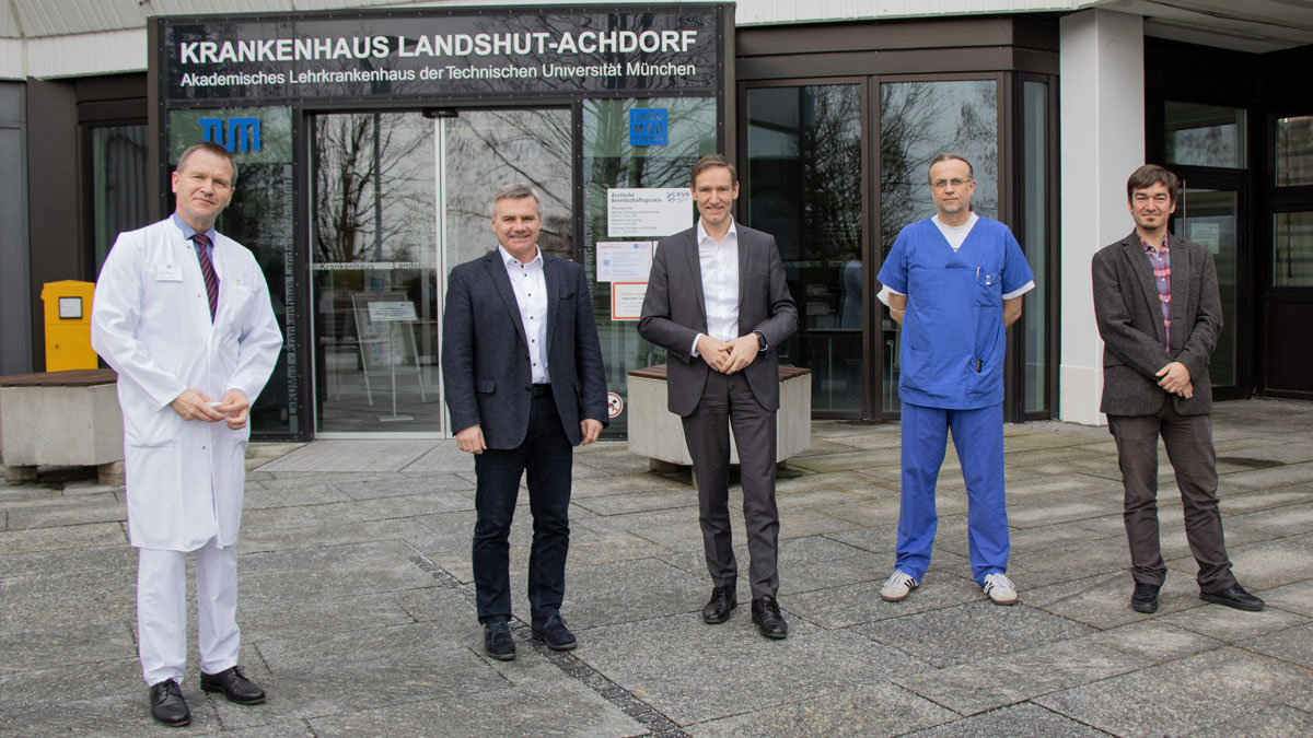 Regierungspräsident Haselbeck besuchte das Krankenhaus Landshut-Achdor