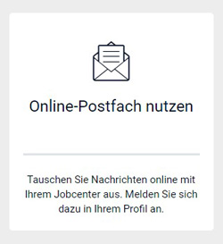 Jobcenter Online-Postfach