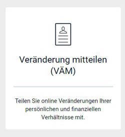 Jobcenter Veränderungsmitteilung