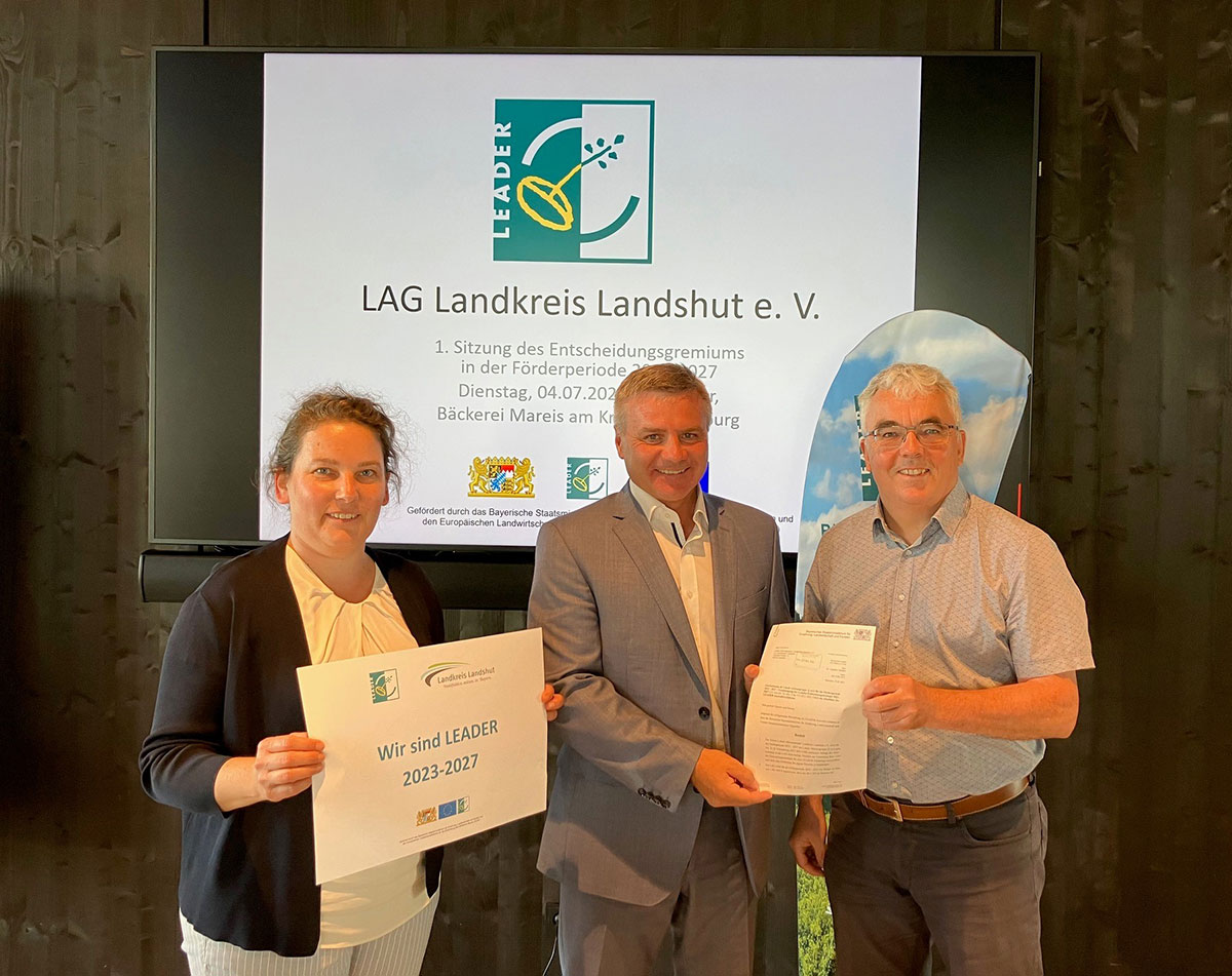 LAG Landkreis Landshut  für  neue LEADER-Förderperiode 2023-2027 anerkannt