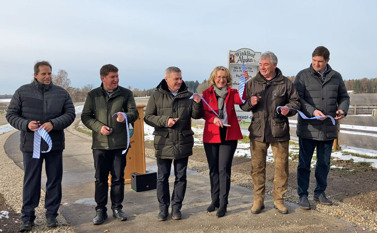 Geh- und Radweg zwischen Margarethen-Eberspoint eingeweiht