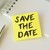 Save the date - Schriftzug